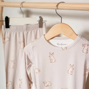 Bunnies Bamboo Two-Piece Pajamas