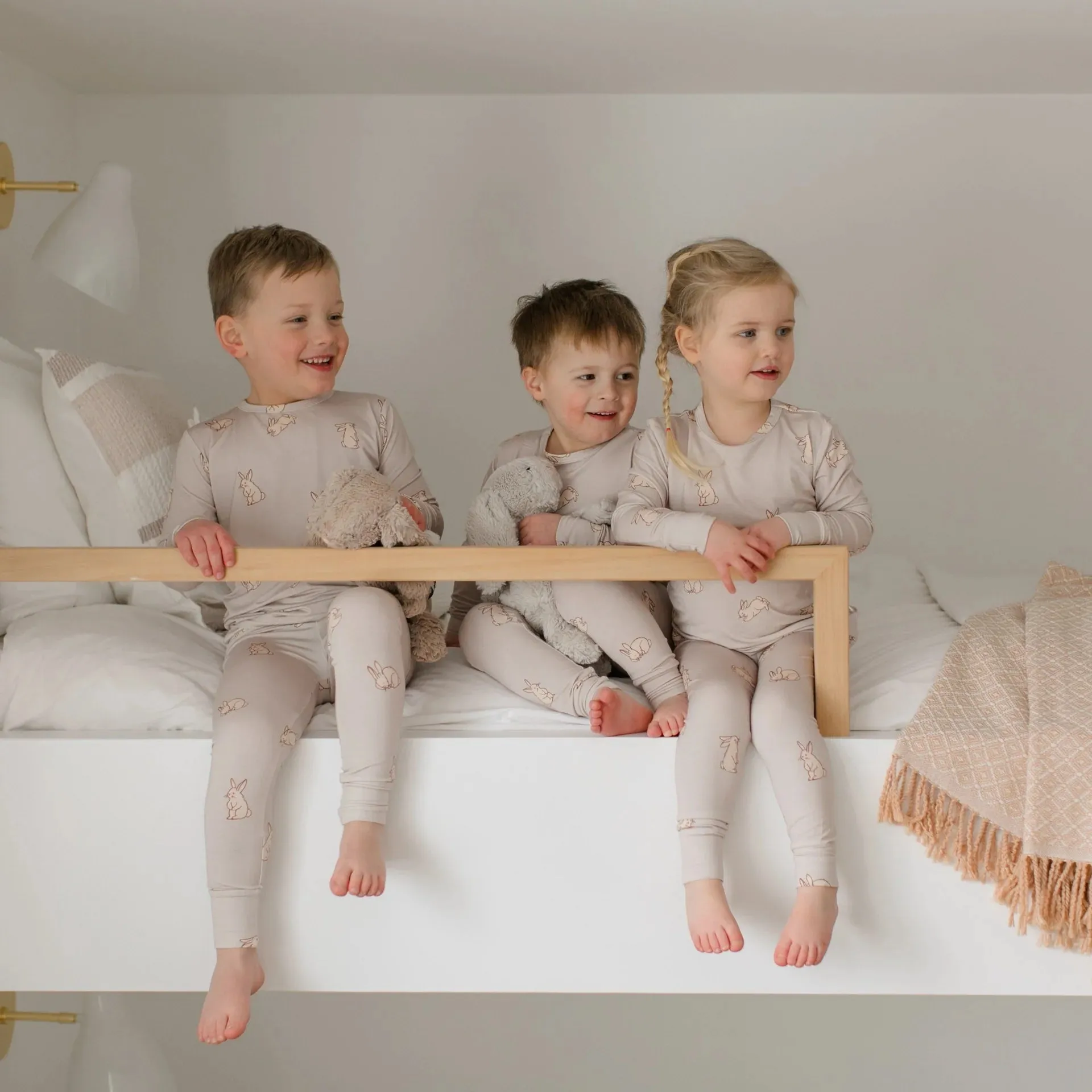 Bunnies Bamboo Two-Piece Pajamas