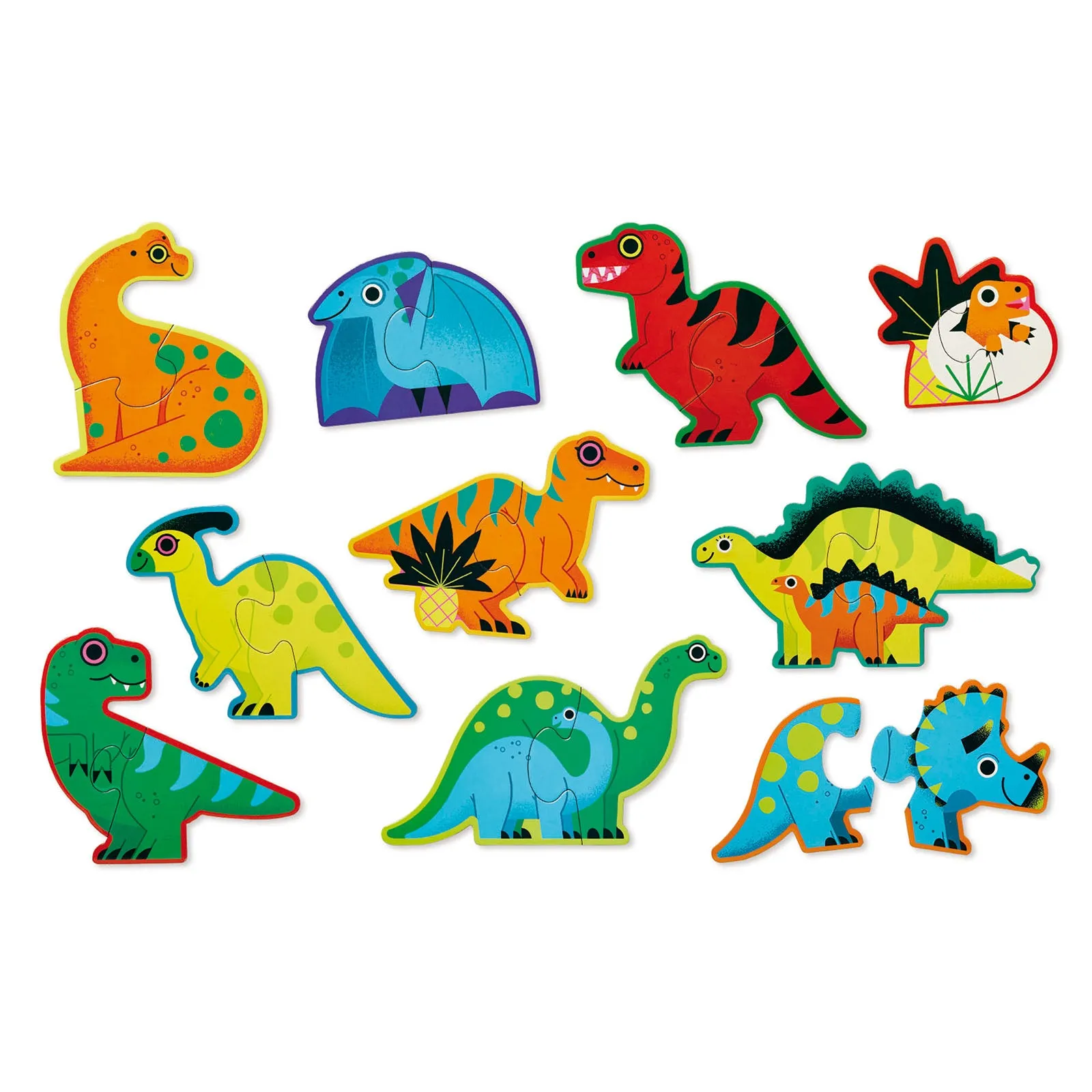 Crocodile Creek Let's Begin 2 Piece Puzzle Jungle