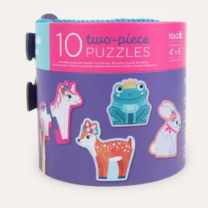 Crocodile Creek Let's Begin 2 Piece Puzzle Unicorn