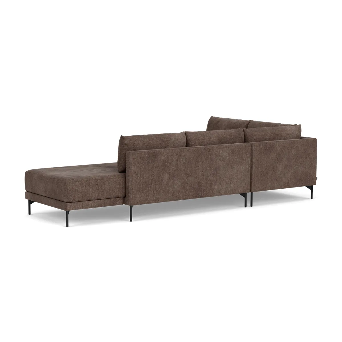 Vivica Fabric Left Sofa Bed (Cacao)